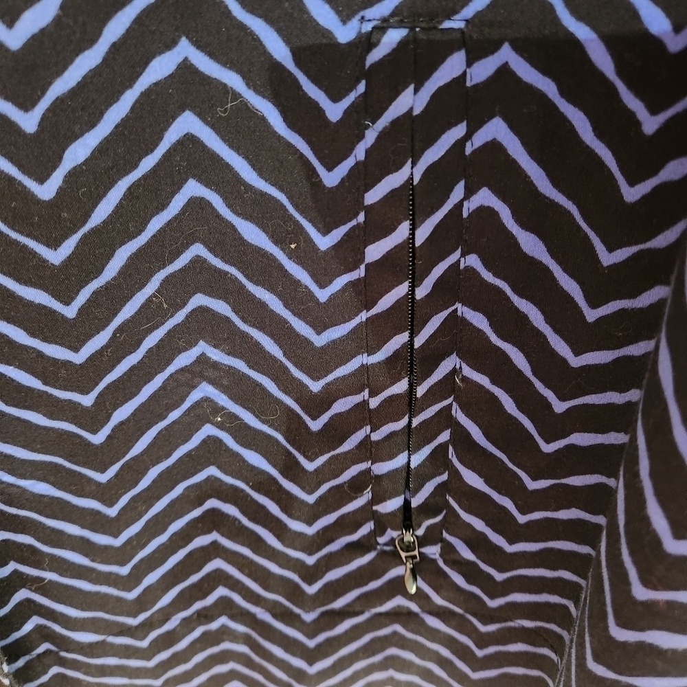 Patrick Christopher Chevron Print Jacket Blazer S… - image 5